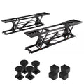 Car Lift, 7,000 Lbs. Capacity Portable Car Lift, 26.8 In. Max. Height, Carbon Steel Truck Lift with 120-Volt Power Unit