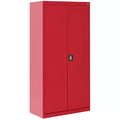 Elite Series 36 In. W X 72 In. H X 24 In. D 22-Gauge 5-Shelf Steel Freestanding Garage Storage Cabinet in Red