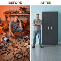 Fortress 75" Tall Garage Cabinet — Before & After